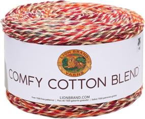 img 3 attached to 🧶 Lion Brand Yarn Comfy Cotton Blend Yarn: Embrace Enchanting Embe with this Versatile & Cozy Fiber