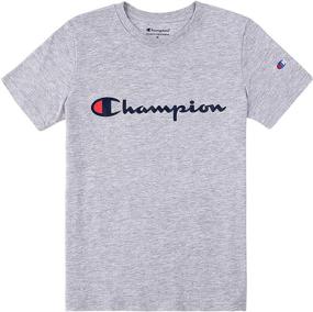 img 1 attached to Champion Heritage Shirt Clothes White Boys' Clothing