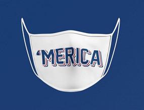 img 2 attached to Protective Patriotic Kids Face Masks: Set of 3 American Flag USA Washable and Reusable Masks