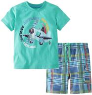 👼 angels golden state roll up shorts: trendy boys' clothing sets logo