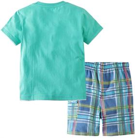 img 3 attached to 👼 Angels Golden State Roll Up Shorts: Trendy Boys' Clothing Sets