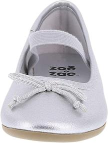 img 1 attached to Stylish and Comfortable Zoe Zac Toddler String Tie Regular Girls' Shoes for Flats