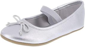 img 4 attached to Stylish and Comfortable Zoe Zac Toddler String Tie Regular Girls' Shoes for Flats