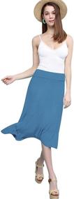 img 1 attached to WB1105 Lightweight Women's Skirts by Lock Love: Ideal Women's Clothing