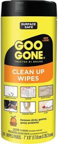 img 4 attached to 🍊 Goo Gone 2000 Citrus Clean Up Wipes, 8 x 7, White, 24 Wipes/Canister, 4 Canisters/Carton