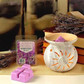 img 2 attached to SmoDy Wax Melts - 3 oz x 5 Highly Scented Soy Wax Cubes for Electric Warmers and Burners | Long Lasting Fragrances - Lavender, Rose, Vanilla, Sandalwood, and Ocean Breeze | Great Gift Idea