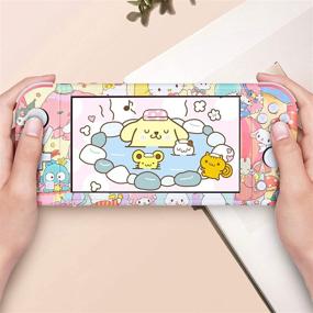 img 3 attached to DLseego Switch Lite Skin Sticker Party Pattern Full Wrap Skin Film for Nintendo Switch Lite - Protective Sticker Compatible