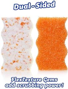 img 2 attached to Scrub Daddy Eraser Sponge - Eraser Daddy 10x: Ultimate Cleaning Solution for Walls, Baseboards, Kitchen, and Bathroom - Dual-Sided Scrubber, Durable Melamine, Temperature Controlled, Water Activated - 2ct