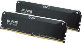 img 1 attached to Оперативная память OLOy DDR4 16 ГБ (2x8 ГБ) Blade Aura Sync RGB 4000 МГц CL18 1.4V 288-контактный профиль UDIMM для настольного гейминга (MD4U0840180BRPDE): высокопроизводительная игровая память с синхронизацией Aura Sync RGB