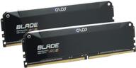 оперативная память oloy ddr4 16 гб (2x8 гб) blade aura sync rgb 4000 мгц cl18 1.4v 288-контактный профиль udimm для настольного гейминга (md4u0840180brpde): высокопроизводительная игровая память с синхронизацией aura sync rgb логотип