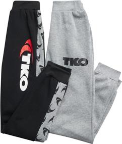 img 2 attached to 👖 TKO Boys’ Sweatpants 4-Pack: Active Fleece Joggers Pants (Size 8-16)