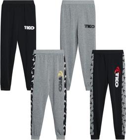 img 4 attached to 👖 TKO Boys’ Sweatpants 4-Pack: Active Fleece Joggers Pants (Size 8-16)