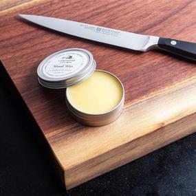 img 3 attached to 🌲 Premium Lancaster Cast Iron Wood Wax for Optimal Care of Spoons, Cutting Boards, and Butcher Blocks - 2 oz Beeswax and Mineral Oil Conditioner and Wood Butter - Made in USA