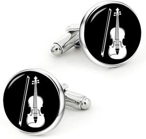 img 4 attached to Kooer Cufflinks Personalized Instrument Jewelry