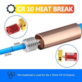 img 1 attached to 🌡️ Enhanced Temperature Control with Yunbotong Bi Metal Heatbreak Titanium