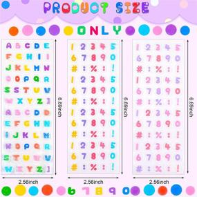 img 3 attached to Alphabet Stickers Self Adhesive Scrapbooking Decorative