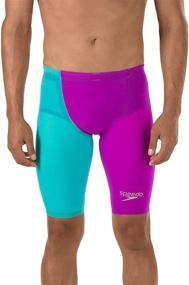 img 1 attached to Speedo Racer Elite Waist Jammer Sports & Fitness and Water Sports