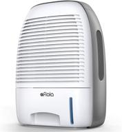 🏠 afloia 52oz(1500ml) capacity ultra quiet dehumidifier for home, ideal for 2200 cubic feet (250 sq ft) portable dehumidifiers, perfect for bathroom, bedroom, dorm room, baby room, rv logo