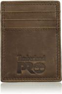 timberland pro leather pocket wallet logo