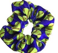 softball scrunchie accessories premium velvet logo