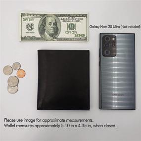 img 2 attached to Premium European Bifold Hipster Wallets: Stylish Men's Accessories for Wallets, Card Cases & Money Organizers