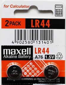 img 3 attached to 🔋 2 шт. батарей Maxell LR44 щелочные - высокая эффективность, 1.5V