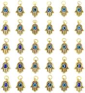 antique golden fatima symbol charms logo