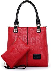 img 4 attached to 👜 Модные женские сумки: Хобо-сумка с большим объемом из искусственной кожи