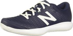 img 4 attached to Top-rated New Balance Unisex-Child 696 V4 Hard Court Tennis Shoe: Optimal Performance and Style