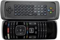 enhance your tv viewing experience with the new xrt300 keyboard tv remote control for vizio tv models e390i-b0, e390i-b1, e400i-b2, e401i-a2, e420i-a1, e420i-a0, e420i-b0, e420d-a0, e480i-b2, e500d-a0, e500i-a1 | amazon, netflix, vudu compatible logo