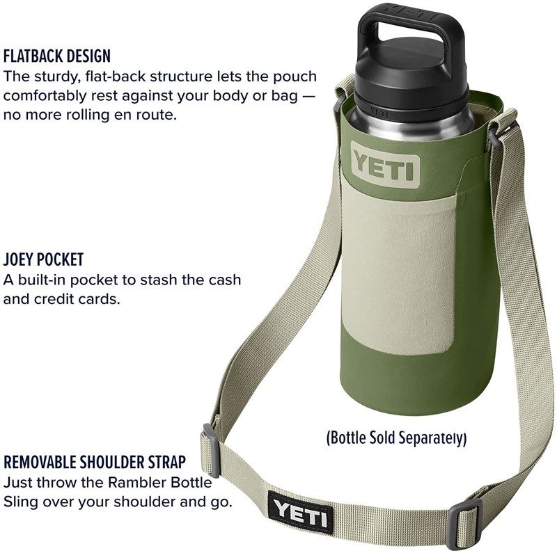 YETI- Rambler Bottle Sling Small / Highlands Olive