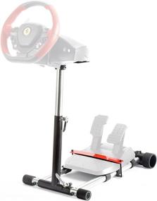 img 4 attached to 🎮 Wheel Stand Pro F458 Стойка для руля: Совместима с Thrustmaster 458, Logitech Driving Force GT V2 - Идеальная игровая стойка!