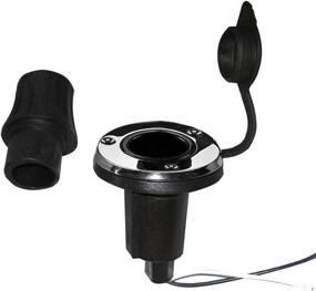 img 1 attached to ⚡ Perko 1045P00DP: Waterproof Snap-On Cover 2-Pin Plug-in Type - Chrome Face with Black Polymer Body