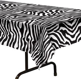 img 1 attached to Beistle Zebra Print Tablecover 108