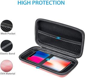 img 1 attached to 📱 GLCON Portable Cell Phone Carrying Case: Hard EVA Protection for Battery, GPS, Hard Drive, Cables, and More!