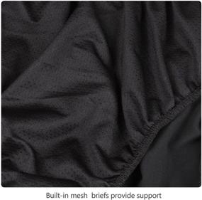 img 1 attached to 🏃 Мужские шорты для бега BALEAF длиной 5 дюймов с карманом на молнии