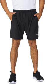 img 4 attached to 🏃 BALEAF Men's 5-Inch Running Shorts with Zipper Pocket