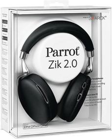 img 1 attached to 🎧 Беспроводные наушники Parrot Zik 2.0 с шумоподавлением: непревзойденное качество звука в стильном черном дизайне