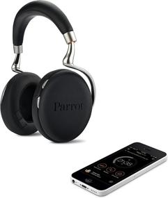 img 2 attached to 🎧 Беспроводные наушники Parrot Zik 2.0 с шумоподавлением: непревзойденное качество звука в стильном черном дизайне