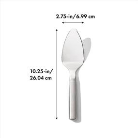 img 3 attached to 🥧 Premium Quality OXO Steel Pie Server - Sleek Silver Design