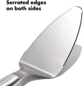 img 2 attached to 🥧 Premium Quality OXO Steel Pie Server - Sleek Silver Design