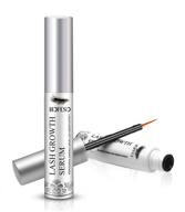 👁️ natural eyelash growth serum for long thick lashes and eyebrow extensions - irritation free formula with enhancer for brow growth logo