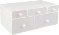 🗄️ efficient small cute drawer organizers 5 set for bathroom kitchen office desktop closet makeup logo