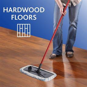 img 3 attached to Efficient Cleaning: O-Cedar Hardwood Floor 'N More Microfiber Mop with Telescoping Handle