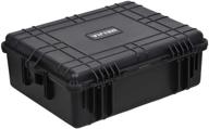 meijia waterproof camera case with customizable foam insert, stylish black, 24.25 x 19.41 x 9.76 inches logo