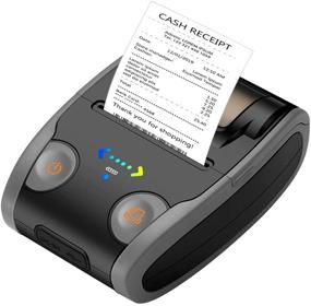 img 3 attached to 🖨️ High-Quality Bluetooth Thermal Receipt Printer, 58mm Mobile Portable Printer, ESC/POS Printer Impresora Térmica for Android/Windows Devices, Ideal for Office & Small Business (58mm Black)