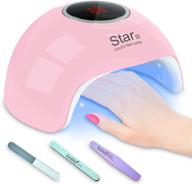 💅 uv led nail lamp: 24w gel nail lamp with 3 timer settings and automatic sensor - golspark professional nail art tools logo