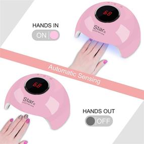 img 3 attached to 💅 UV LED Nail Lamp: 24W Gel Nail Lamp with 3 Timer Settings and Automatic Sensor - Golspark Professional Nail Art Tools