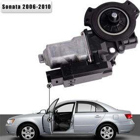 img 4 attached to 🔧 Hyundai Sonata 2006-2010 Power Window Regulator Motor - Front Left Driver Side Door Panel Repair Motor 82450-3K011