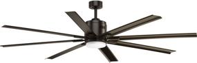 img 4 attached to 🌬️ Vast Collection: Sleek and Modern 72-Inch Ceiling Fan with 8-Blade Bronze Design